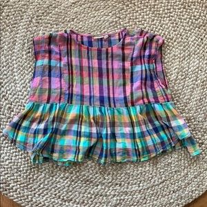 Anthropologie Tops - Anthropology Holding Horses Plaid Blouse Anthropologie Tops - Anthropology Holding Horses Plaid Blouse